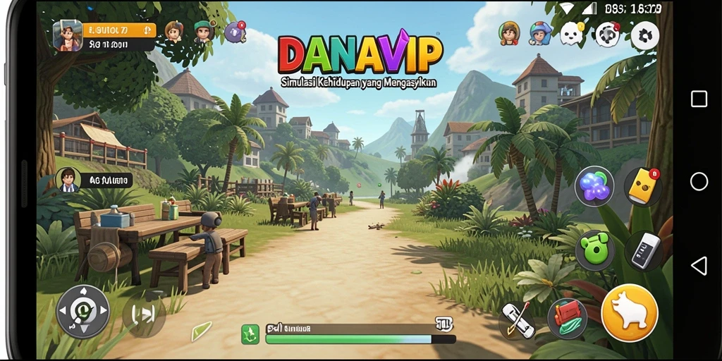 Tampilan menarik dari gameplay simulation yang mendebarkan.
