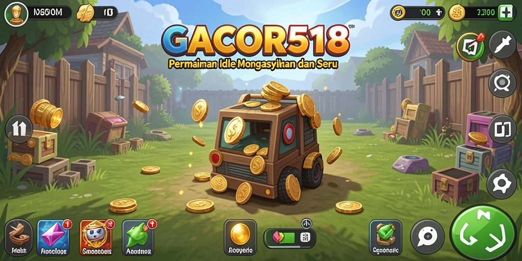 Tampilan gameplay GACOR518 yang menarik dan adiktif.