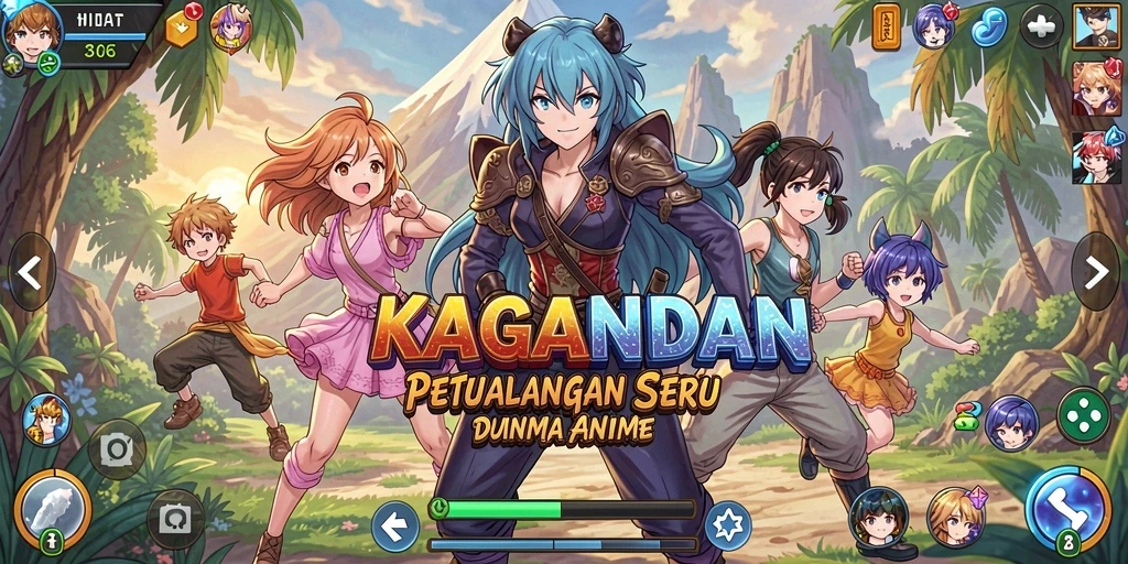 Tampilan gameplay menarik dari KAGANDAN dengan aksi seru.
