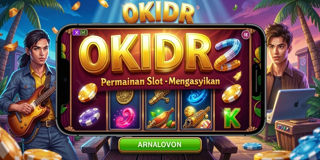 Tampilan gameplay seru OKIDR dengan fitur Slot menarik.
