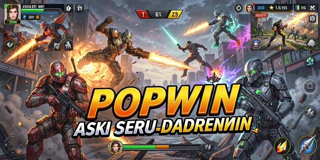 Tangkapan layar aksi seru dari gameplay POPWIN dengan grafis menawan.