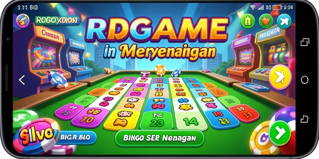 Screenshot utama RPGAME menampilkan gameplay Bingo yang seru dan interaktif.