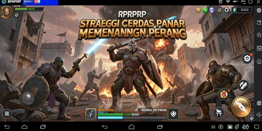 Tampilan gameplay RPRPRP yang mendebarkan dan penuh strategi.