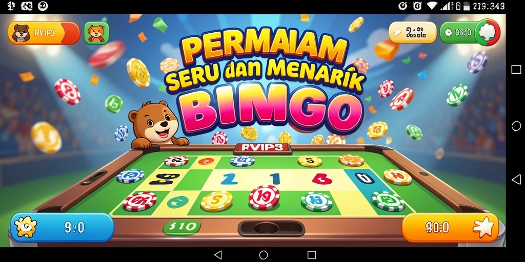 Tampilan gameplay seru Bingo di RVIP3 yang memikat.