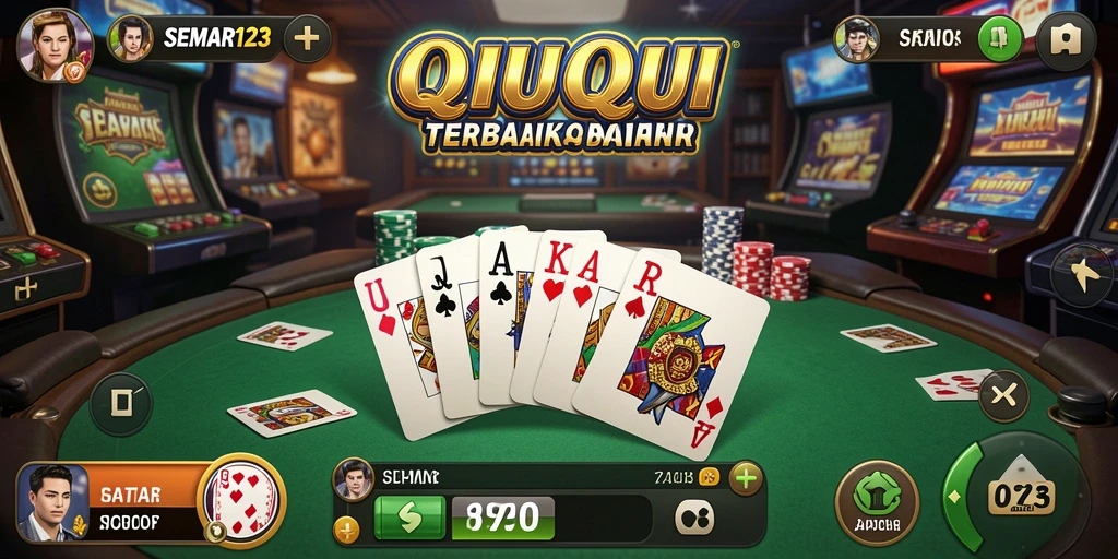 Tampilan gameplay QiuQiu yang menarik dan interaktif.
