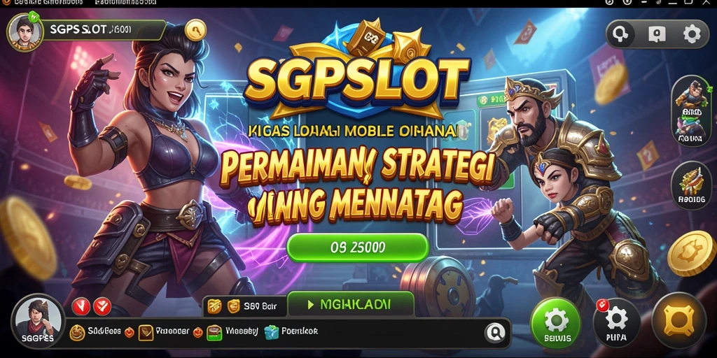 Screenshot gameplay SGPSLOT yang menampilkan aksi strategi seru.