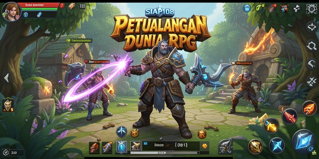 Gameplay RPG yang seru dan mendebarkan dalam SIAP108.