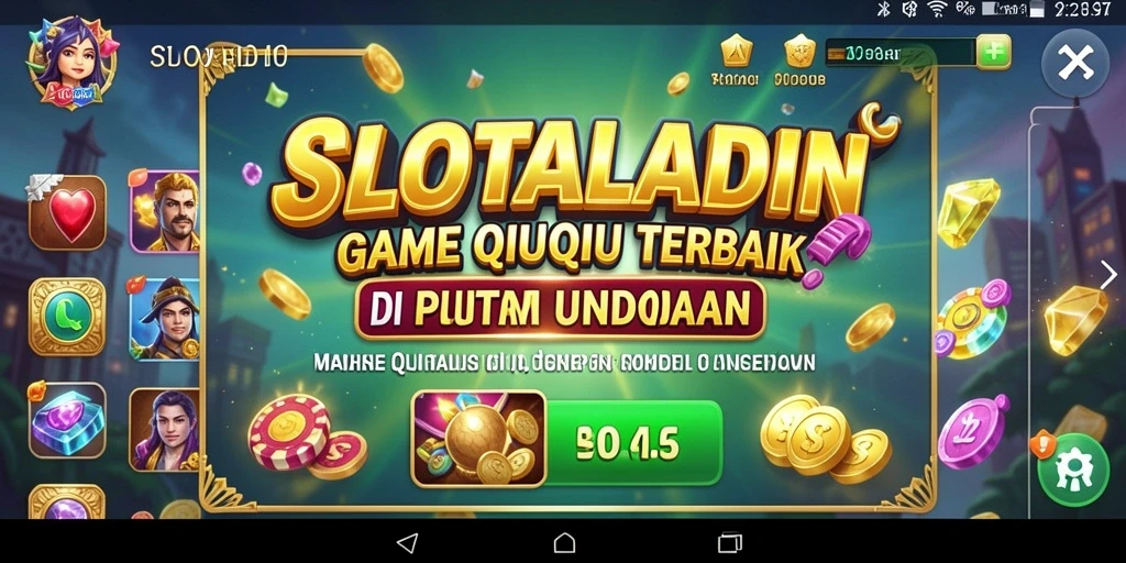 Tampilan gameplay SLOTALADIN yang seru dan menarik.