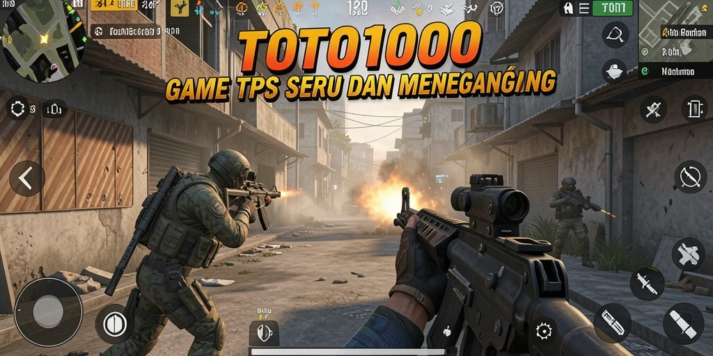 Tampilan gameplay seru dari TOTO1000 yang menampilkan aksi intens.