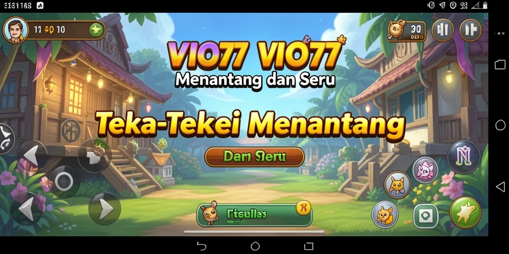 Tampilan gameplay seru VIO77 dengan teka-teki menantang.